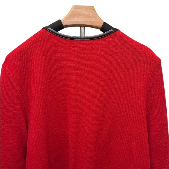 Charter Club Red and Black Warm,‎ Classy Sweater Cardigan - Picture 9 of 11